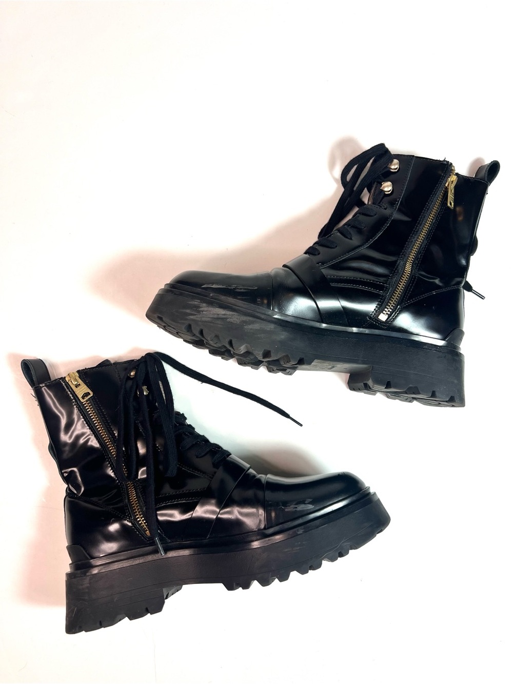 All Saints Stellar Leather Boots Size 38 - Picture 9 of 16